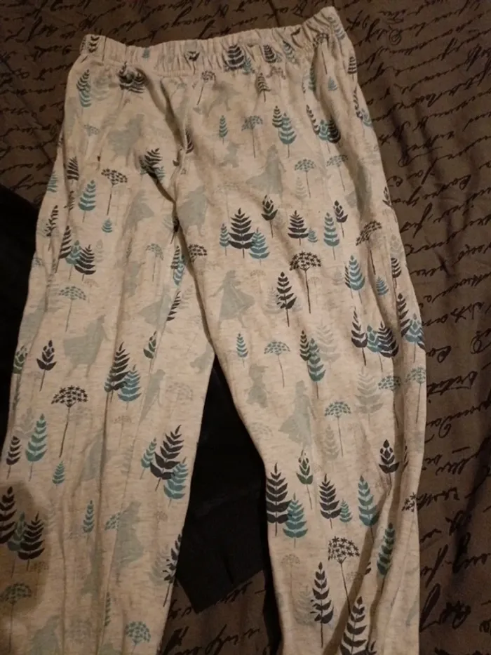 Pyjama 11 ans 12 ans Disney Olaf Frozen 2 velours - photo numéro 3