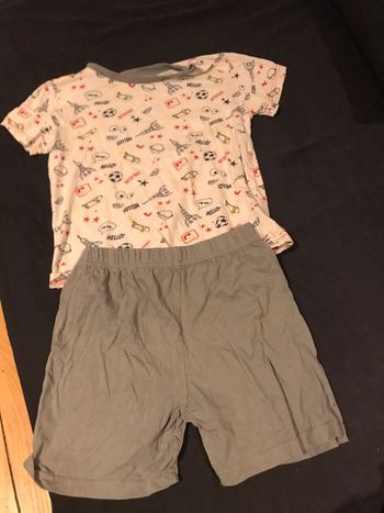 Pyjama short t shirt 5 ans