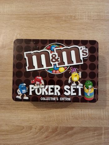 Mallette de poker m&ms'