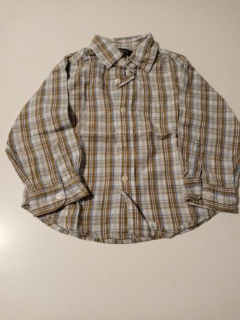 Chemise à carreaux T 1 ans