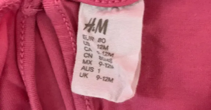 Robe fille rose - H&M- 12 mois - photo numéro 3