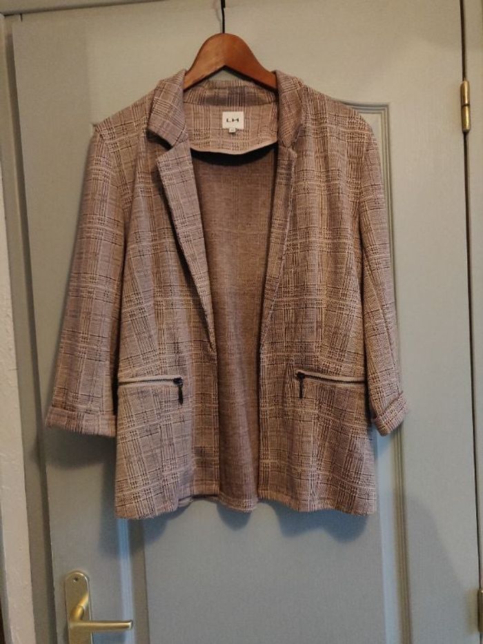 Veste marron beige