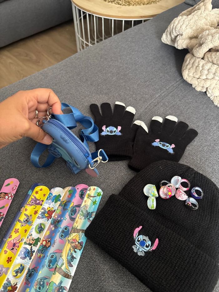 Lot stitch bonnet gants sacs bijoux enfant - photo numéro 8