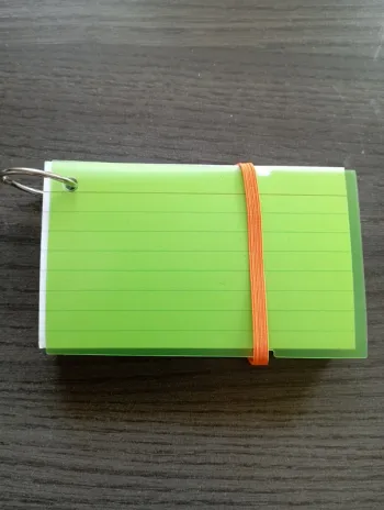 Carnet fiches de révision