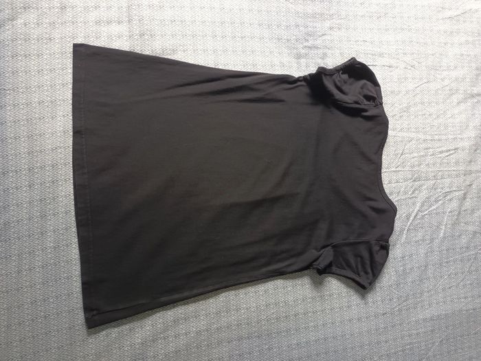 T-shirt noir manches bouffantes - photo numéro 5