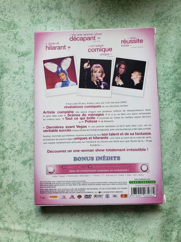 Dvd dernière avant vegas Audrey Lamy - photo numéro 2