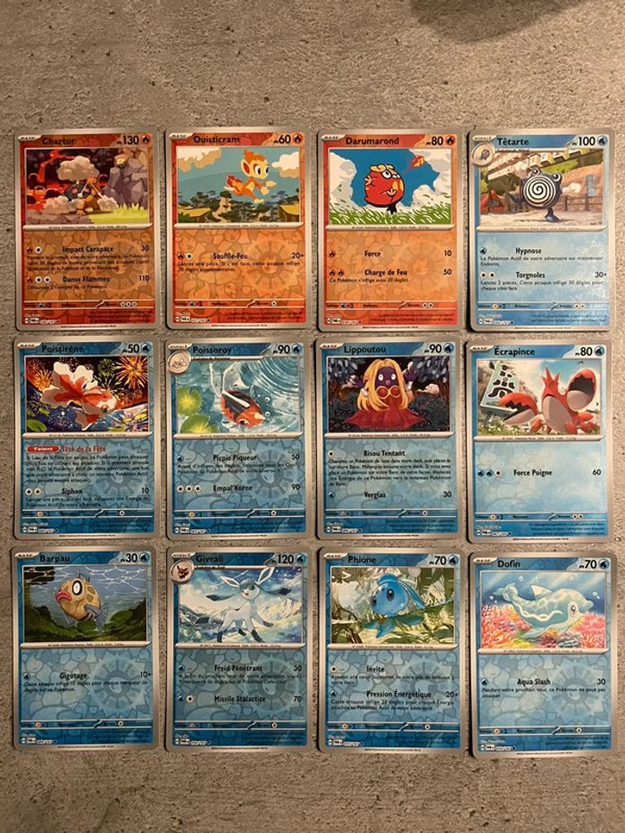 69 cartes Pokémon reverse différentes Mascarade crépusculaire - photo numéro 3