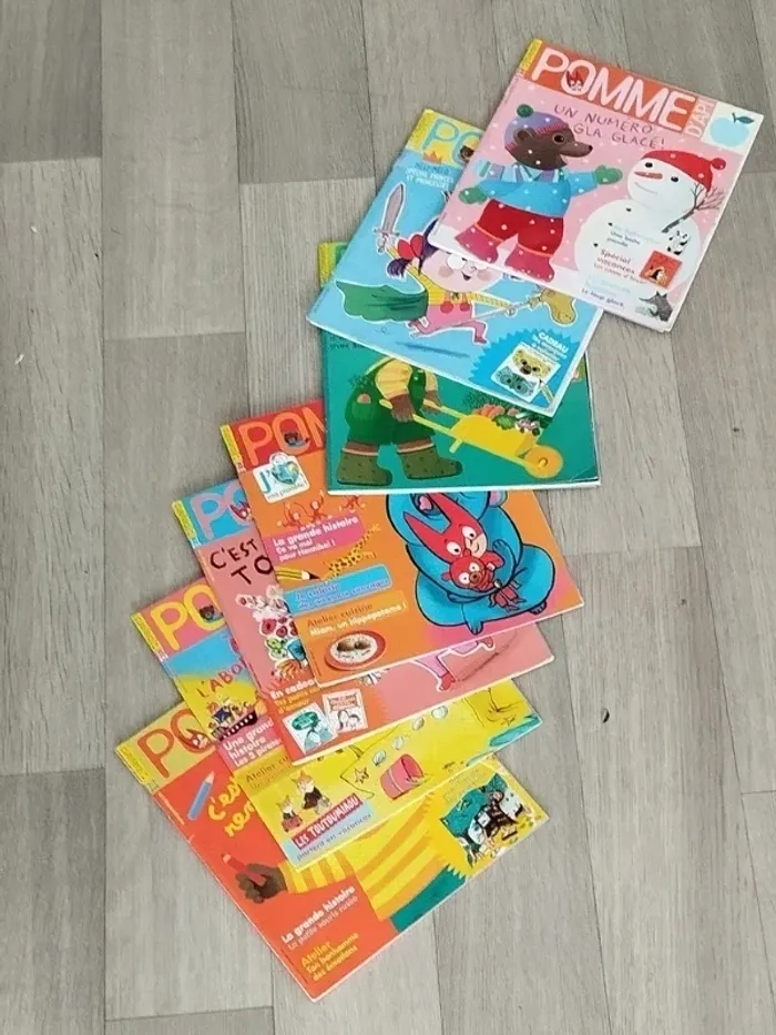 Lot de 7 magazines Pomme d’Api année 2018 L016 - photo numéro 2