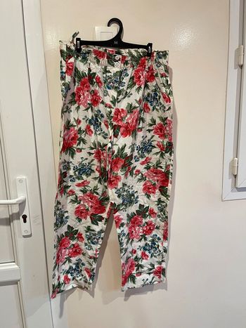 Pantalon fleurs T38