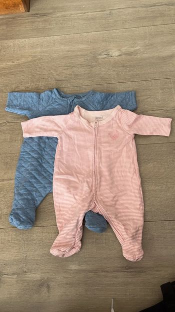 Lot de 2 grenouillère Natalys