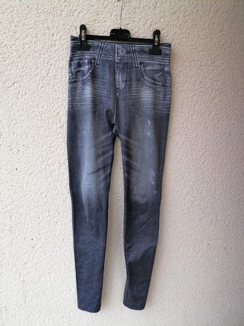 Legging effet jeans taille S / M