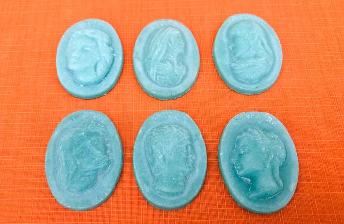 Années 1970 Publicité Collection Total 6 Camées Les amours célèbres - photo numéro 7