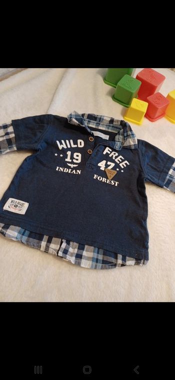 Polo bébé taille 6 mois