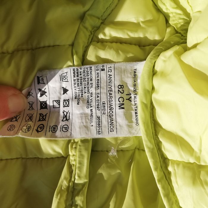 Benetton doudoune légère 1 ans - photo numéro 5