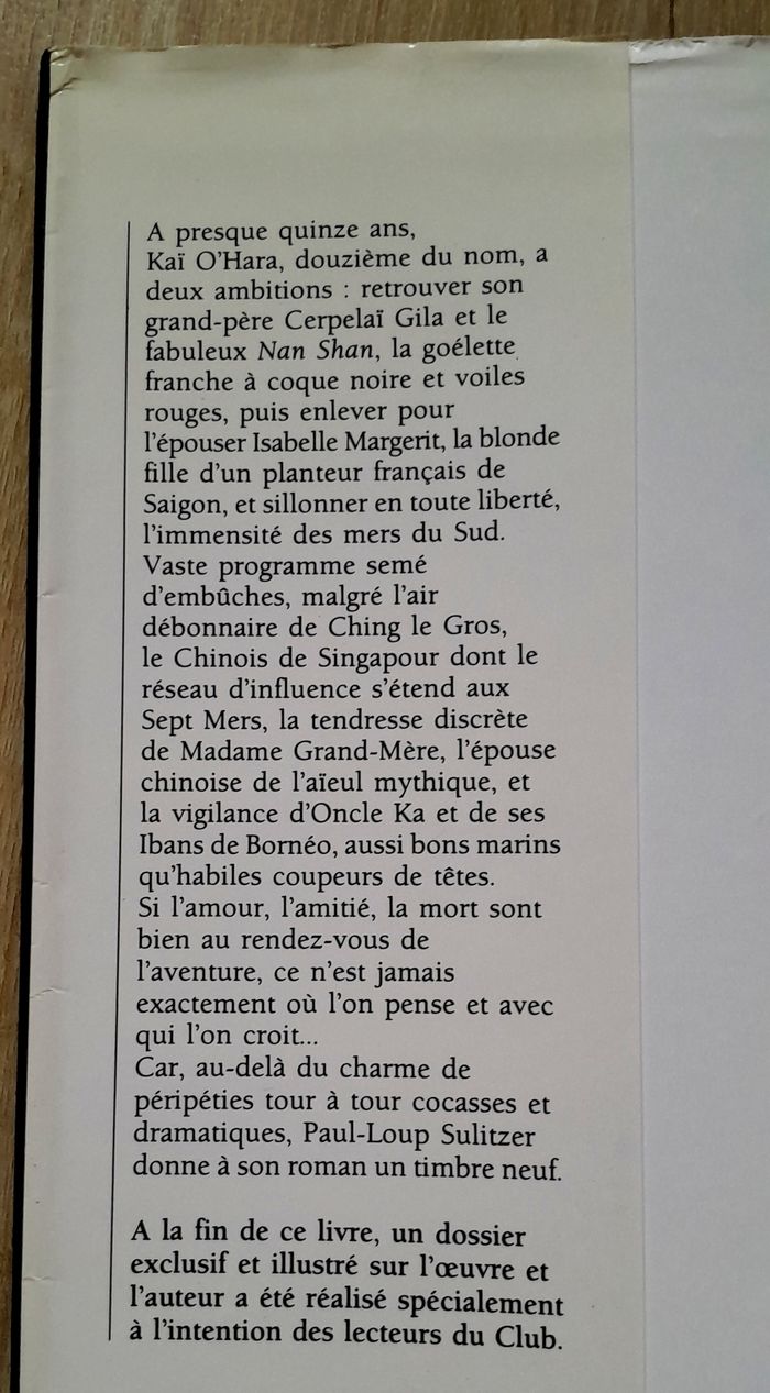 l'enfant des sept mers - Paul-Loup Sulitzer - photo numéro 4