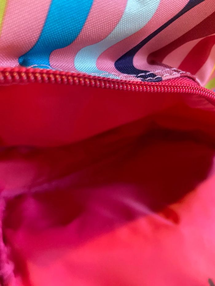 Sac à dos petite fille rayé rose Le Petit Marcel - photo numéro 6