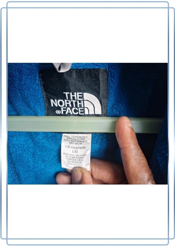 Polaire denali the north face bi colore / polartec - taille L / logo brodé - photo numéro 12