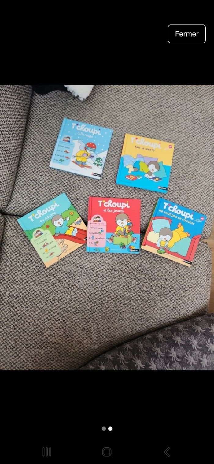 Lot de 9  livres Tchoupi - photo numéro 2