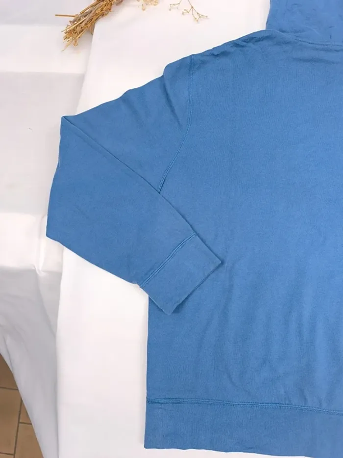 Sweat Polo Ralph Lauren homme bleu taille L capuche bon état - quelques tâches - photo numéro 19