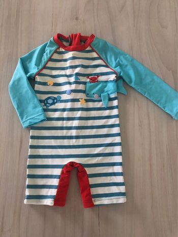 Combinaison maillot de bain 12/18 mois Sergent Major