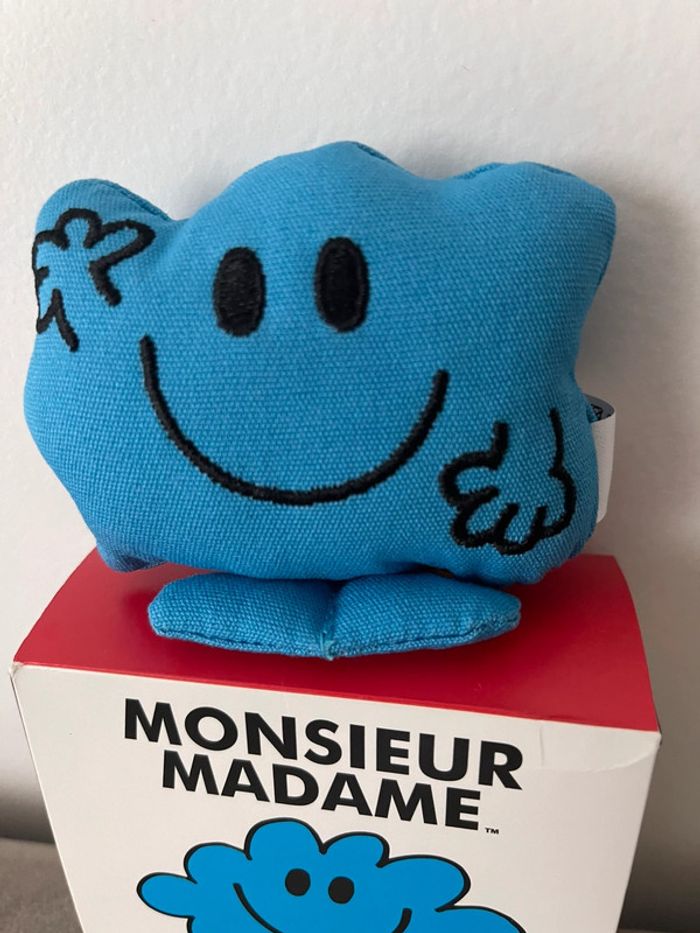 Mini peluche Monsieur Heureux en coton en forme de nuage (Monsieur Madame) - photo numéro 2