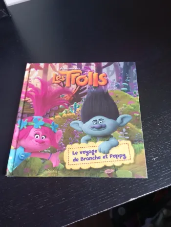 Livre les trolls le voyage de branche et poppy