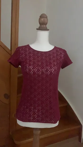 Tee short broderie