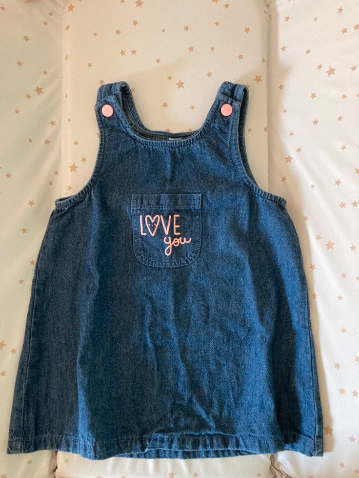 Robe à pression chasuble 12 mois