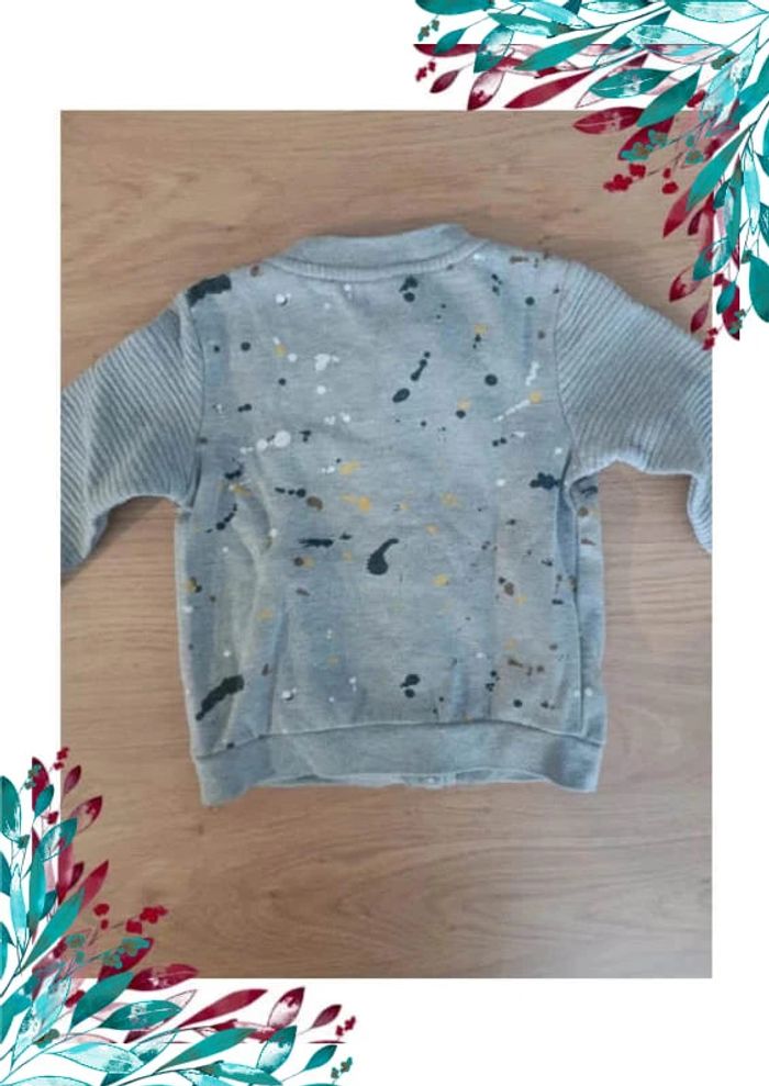Sweat gilet 2 ans garçon TAO - photo numéro 5