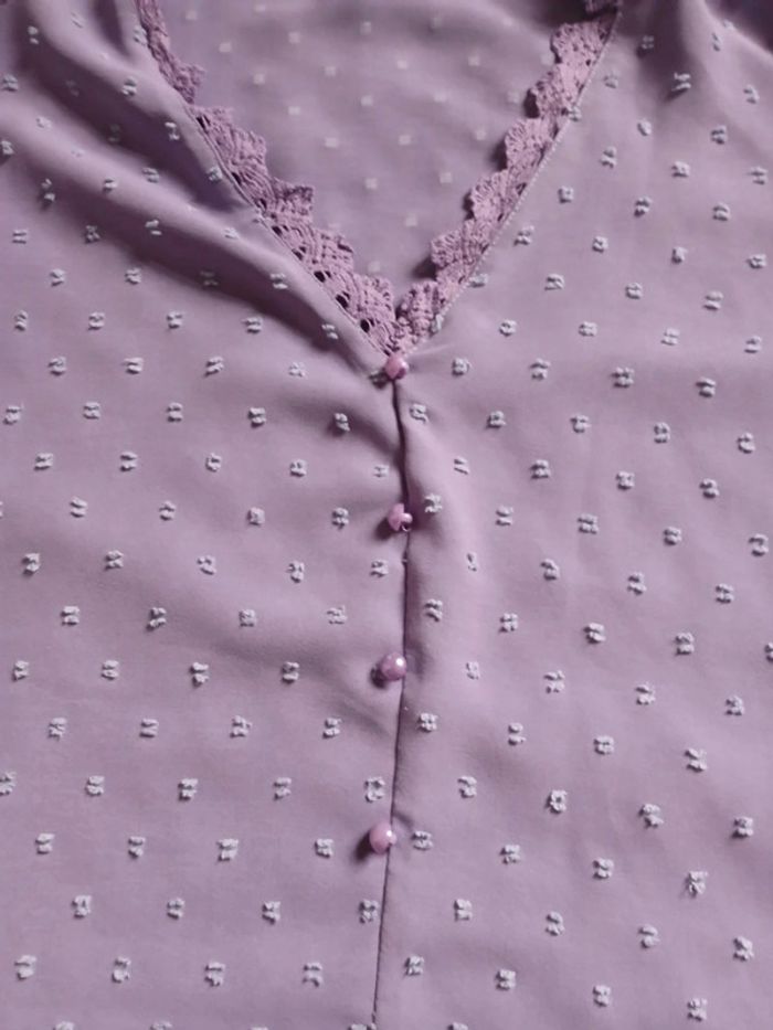 Blouse lilas Shein taille M - photo numéro 3
