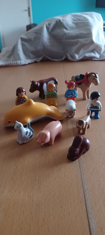 Lot animaux et personnages Palymobil 123
