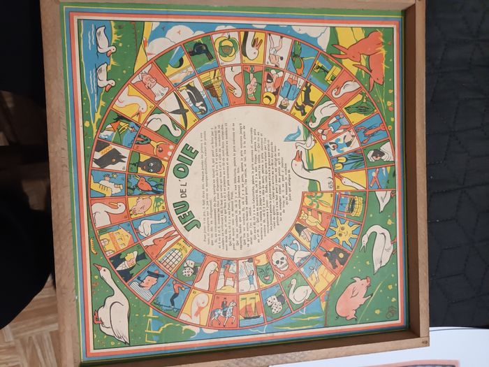 Coffret plateau de jeux vintage - photo numéro 3