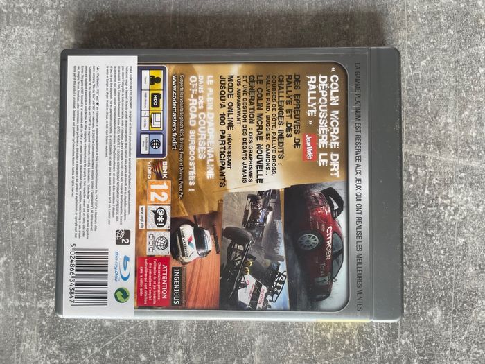 Jeu pour Sony playstation 3 / PS3, Colin Mcrae dirt platinum complet en version française. - photo numéro 2
