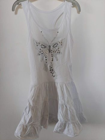 Robe été blanche 8ans