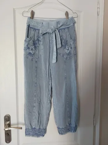 Magnifique pantalon d'été vintage