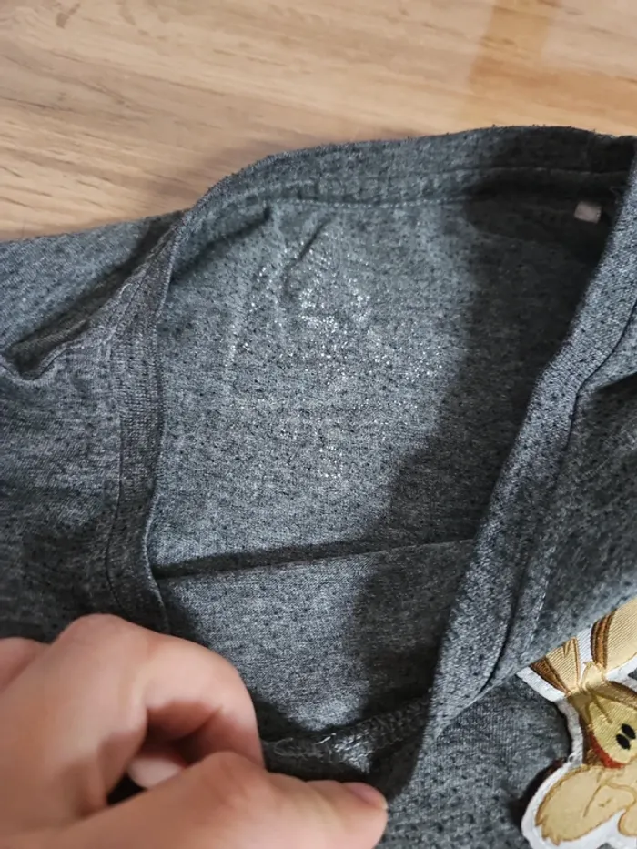 T-shirt gris homme looney tunes S - photo numéro 3