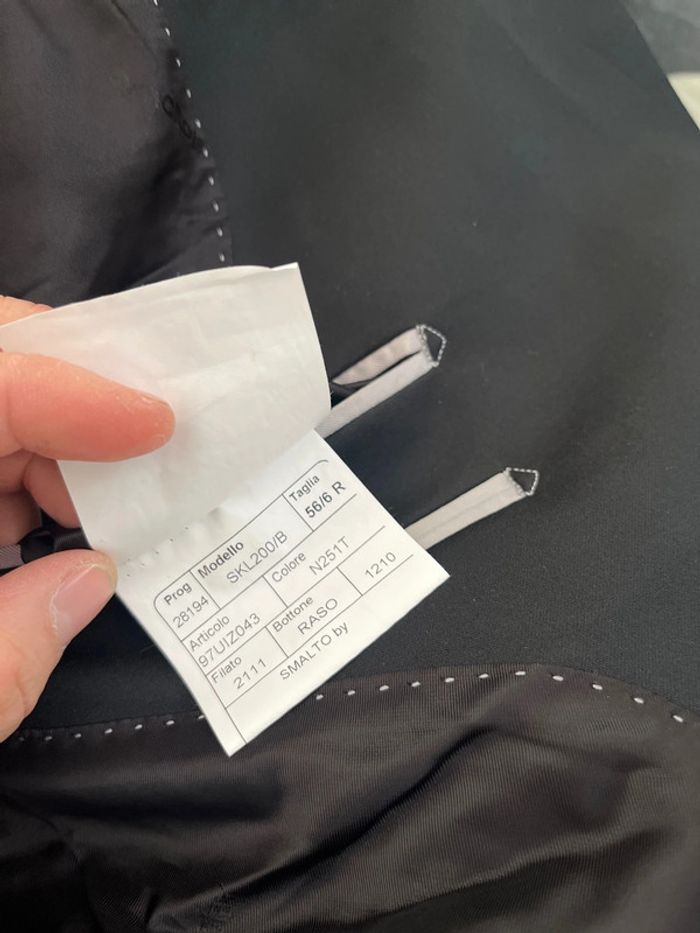 Veste costume De luxe Smalto neuve taille 56 prix boutique 229€ - photo numéro 6