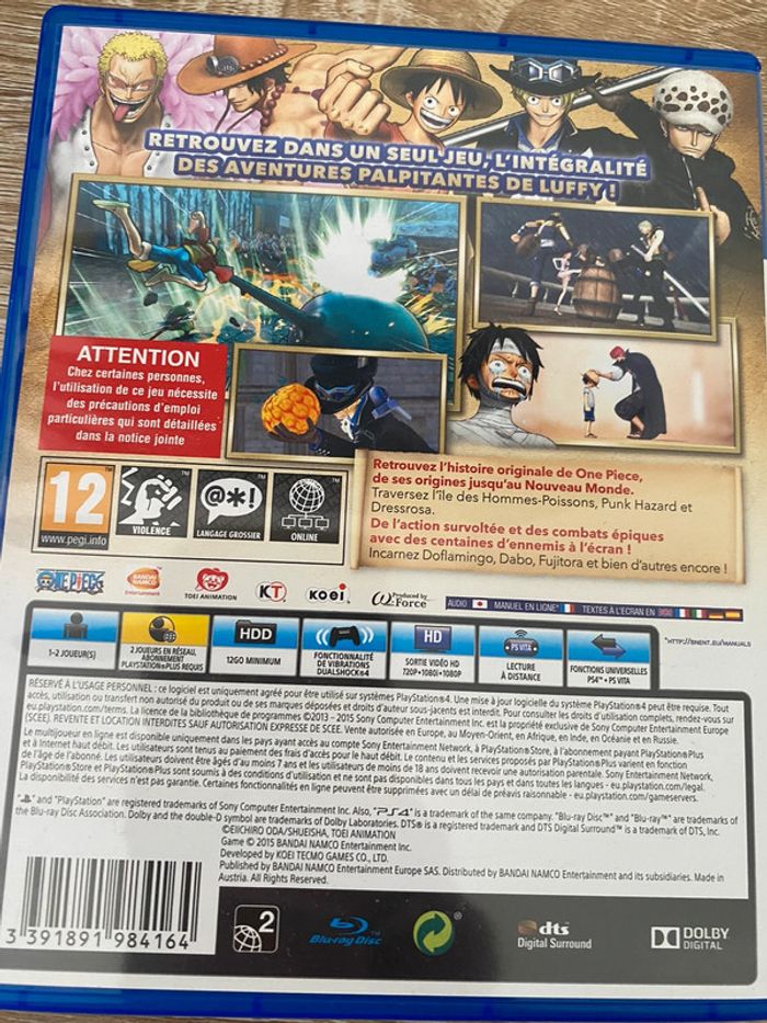Jeu PS4 One Pièce Manga - photo numéro 3