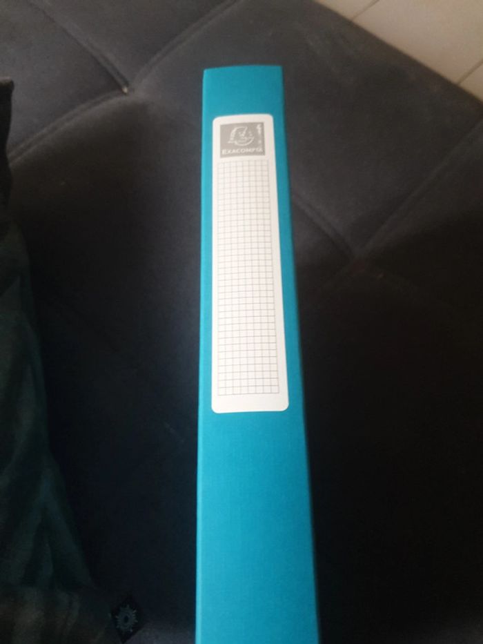 Neuf chemise archive bleu turquoise marque exacompta - photo numéro 4