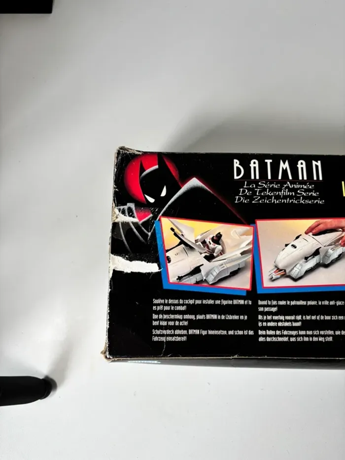 Véhicule voiture Batman figurine vintage complet Kenner la série animée , patrouilleur polaire - photo numéro 6