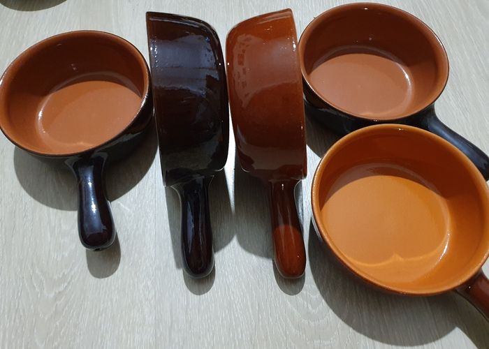Lot de vaisselle en terre cuite - photo numéro 8