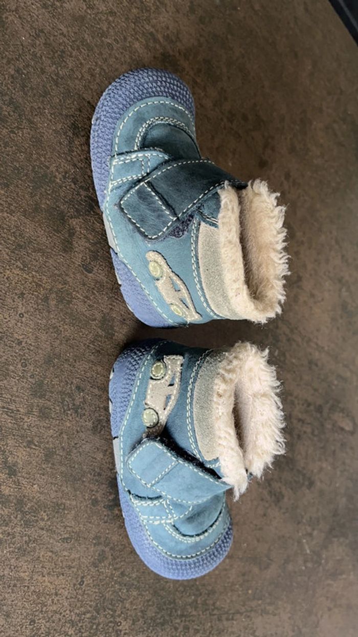 Petites chaussures bouts bottes ski caoutchouc - photo numéro 2
