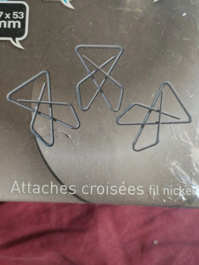 Lot de 100 attaches croisés - photo numéro 2