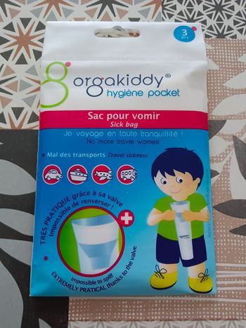 lot de 3 sacs pour vomir idéale pour le mal des transports