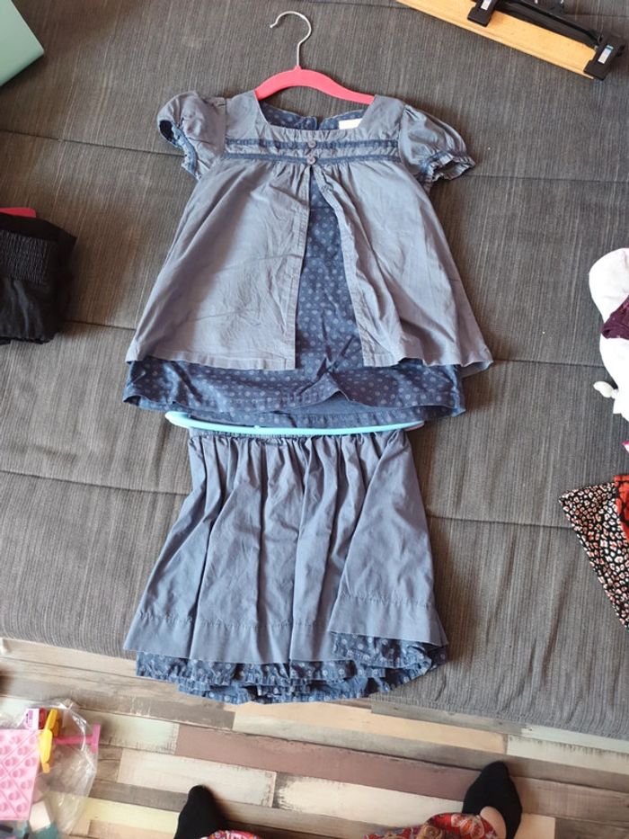 Ensemble haut jupe vertbaudet