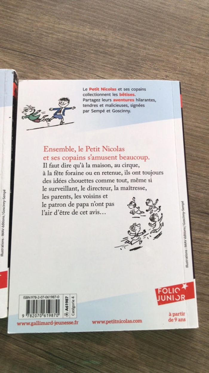 Lot de 2 livres le petit nicolas - photo numéro 3