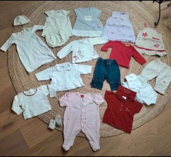 Lot bébé fille 18 pièces