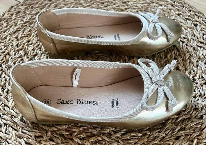 Ballerines dorées Saxo Blues - photo numéro 2
