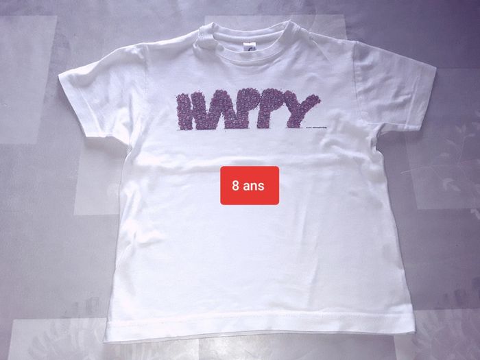 đź”® Tee Shirt HAPPY en 8 ans đź”®