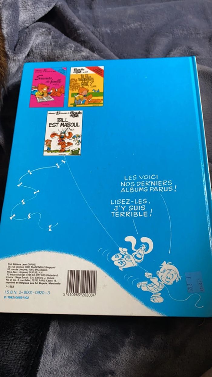 BD boule et Bill numéro 19 globe trotters - photo numéro 2